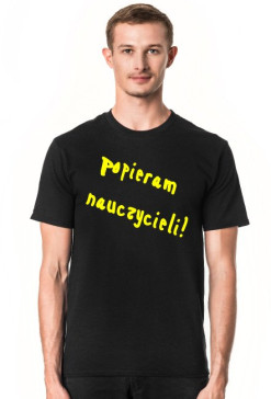 Koszulka "Popieram nauczycieli!"