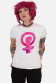 Koszulka damska FEMINISM/biała