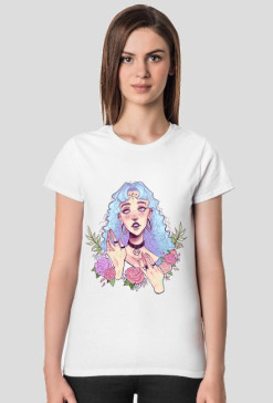 Pastel Goth 1 (biała/róż damska)