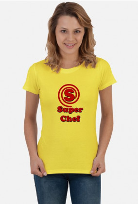 Koszulka Damska Super Chef