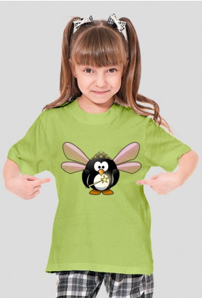 Koszulka dziecięca Pingwin Wróżka