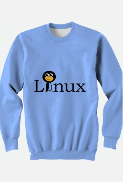 Bluza Męska bez kaptura Linux