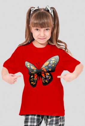 Koszulka dziecięca motyl 2