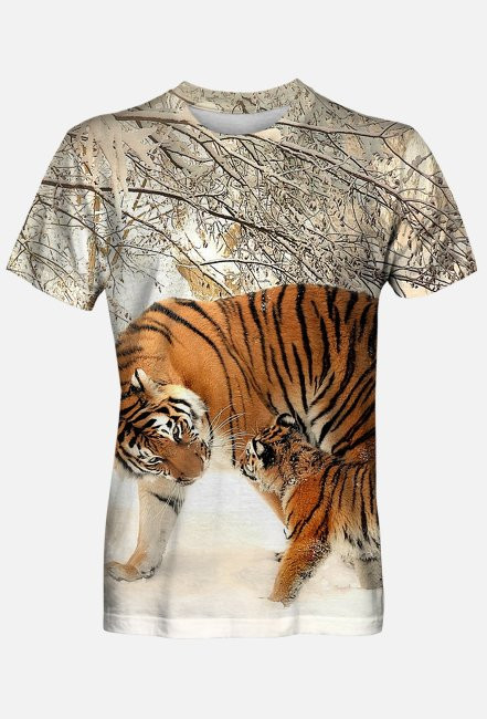 Koszulka Męska Tygrys 3