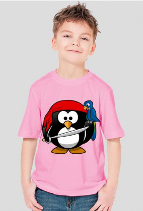 Koszulka dziecięca Pingwin Pirat
