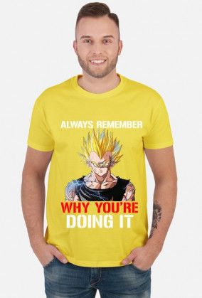Koszulka na siłownię Always Remember Why You're Doing IT