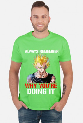 Koszulka na siłownię Always Remember Why You're Doing IT