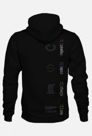 Bluza z kapturem "codes"