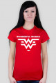 wonderful woman napis white standard