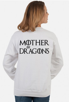 Mother of Dragons Gra o tron bluza damska biała