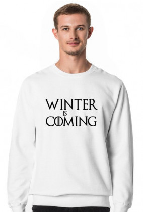 Winter is Coming Gra o tron bluza męska biała