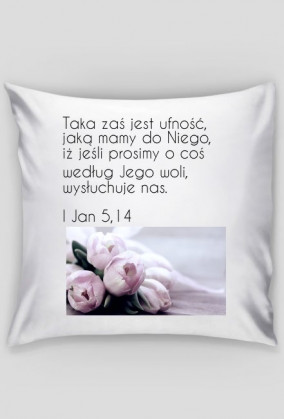 Poszewka z wersetem