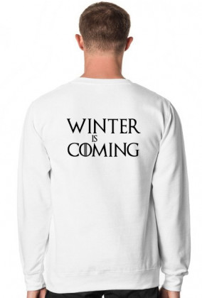 Winter is Coming Gra o tron bluza męska biała