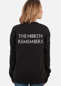 The North Remebers Gra o tron bluza damska czarna