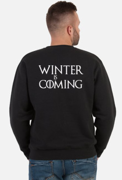 Winter is Coming Gra o tron bluza męska czarna