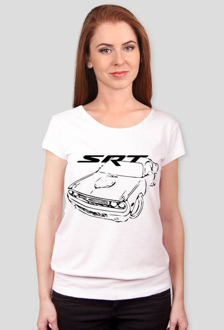 Dodge Challenger SRT- koszulka Damska