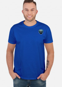 Niebieski T-shirt z Logo