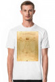 Leonardo da Vinci Czlowiek witruwianski koszulka