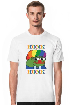 T-shirt męski prezent - Pepe Clown World