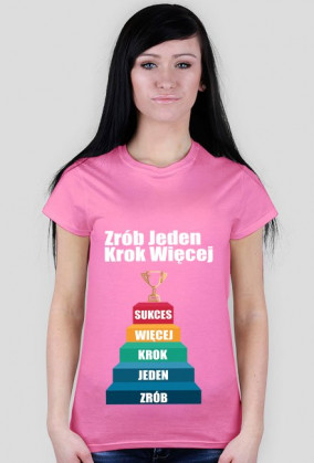 Koszulka- Schody z Napisem
