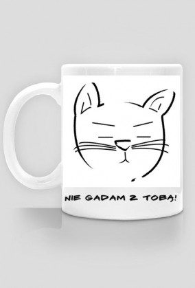 Kubek kot nie gadam z tobą