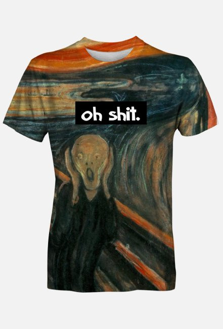 the scream krzyk koszulka