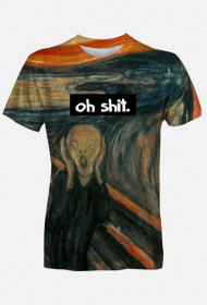 the scream krzyk koszulka