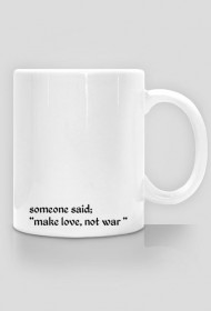 kubek streetheart make love not war