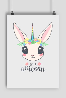 plakat unicorn