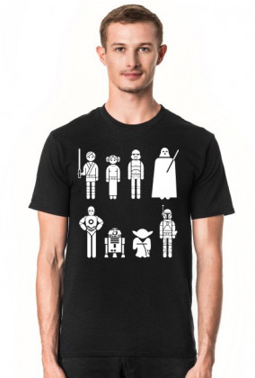 Gwiezdne wojny postacie koszulka