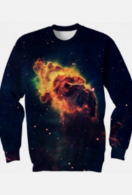 Bluza crewneck kosmos czarna