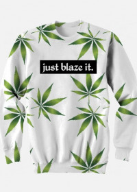 Bluza just blaze it cannabis marihuana