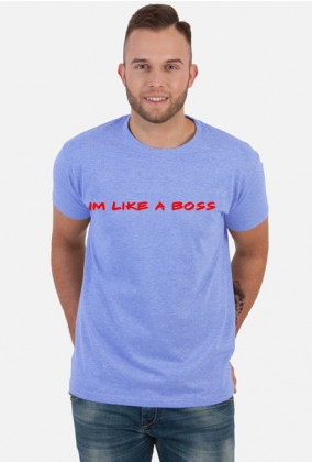 Like a boss (czerwony napis) TSHIRT Men ( Różne kolory)