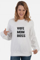 Wife Mom Boss BLUZA Women