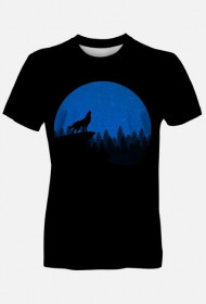 koszulka wolf wilk czarna