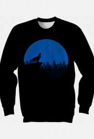 bluza wolf wilk czarna