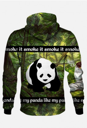 bluza panda zielona smoke it gorgeus