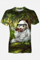 koszulka panda zielona smoke it gorgeus
