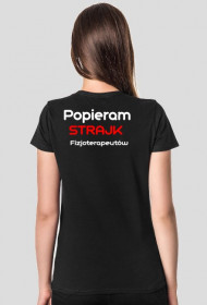 Popieram strajk fizjoterapeutów koszulka