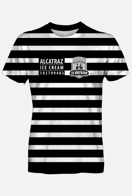 alcatraz koszulka icecream logo 01