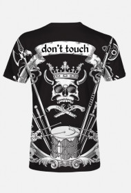 koszulka czarna dont touch nie dotykac