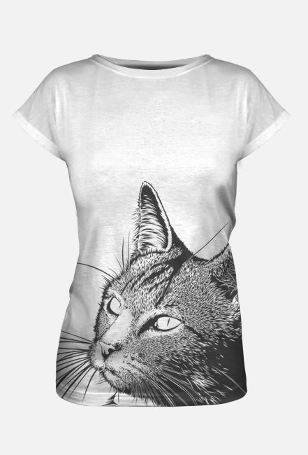 koszulka damska kot cat
