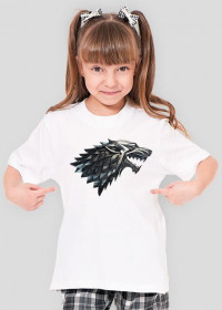 Wolf Gra o tron koszulka dziecięca