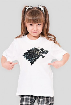 Wolf Gra o tron koszulka dziecięca