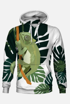 chameleon x  monstera