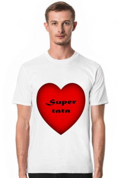 Koszulka super taty na dzień ojca