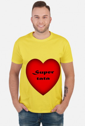Koszulka super taty na dzień ojca
