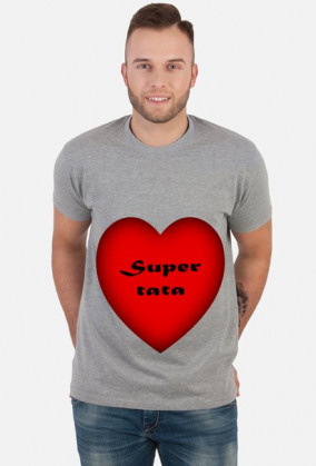 Koszulka super taty na dzień ojca