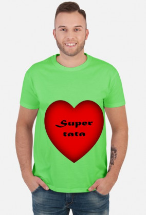 Koszulka super taty na dzień ojca