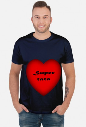Koszulka super taty na dzień ojca